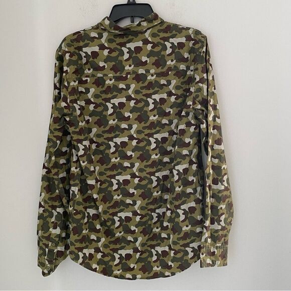 Royal Premium Men’s Button Front Camo Print Cotton Short size M - Picture 3 of 3